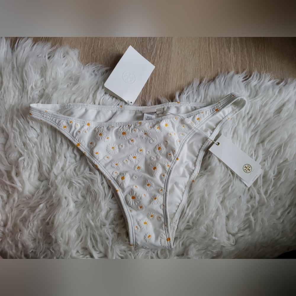 Tory Burch Swimwear 169833 Womens Daisy Hipster Bikini Bottom Sizes large xl